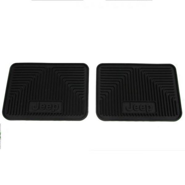 Rear Slush Floor Mats Pair Dark Slate 1999-2004 Jeep Grand Cherokee WJ