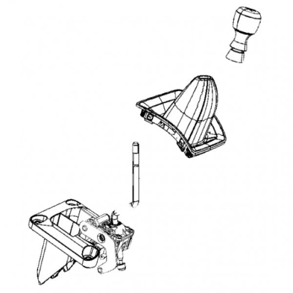 Shifter Transmission Kit 2010-2016 Jeep Patriot MK & Compass MK