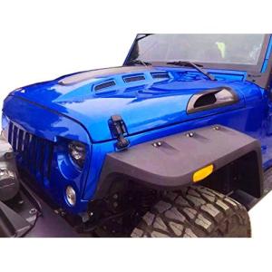 Front Engine Hood Hinge Cover for Jeep Wrangler JK & JKU Unlimited 2007-2018 Blue 