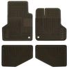 Factory Slush Floor Mat Set (2 Front & 2 Rear) Dark Khaki with Jeep Logo  2004-2006 Jeep Wrangler TJ & Wrangler Unlimited TJL