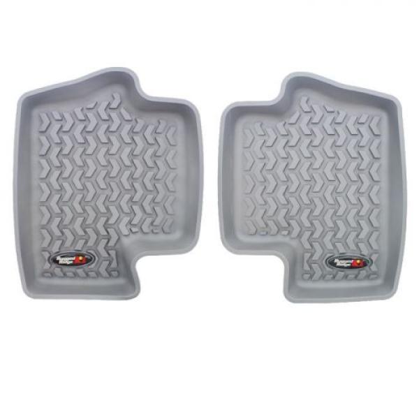 Rear Floor Liners Gray 2007-2016 Jeep Patriot MK & Compass MK