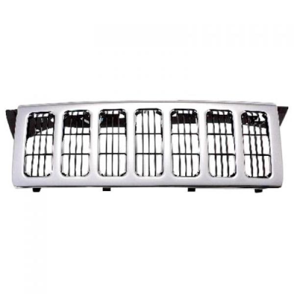Replacement Front Grille Chrome 2008-2010 Jeep Commander XK