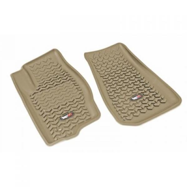 All Terrain Front Floor Liners Tan (Pair) 2005-2010 Jeep Commander XK & Cherokee WK