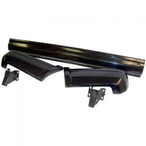 Rear Bumper Kit Black 1997-2001 Jeep Cherokee XJ