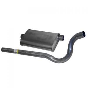 Muffler And Tailpipe Assembly For 79-86 Jeep CJ5 &amp CJ7
