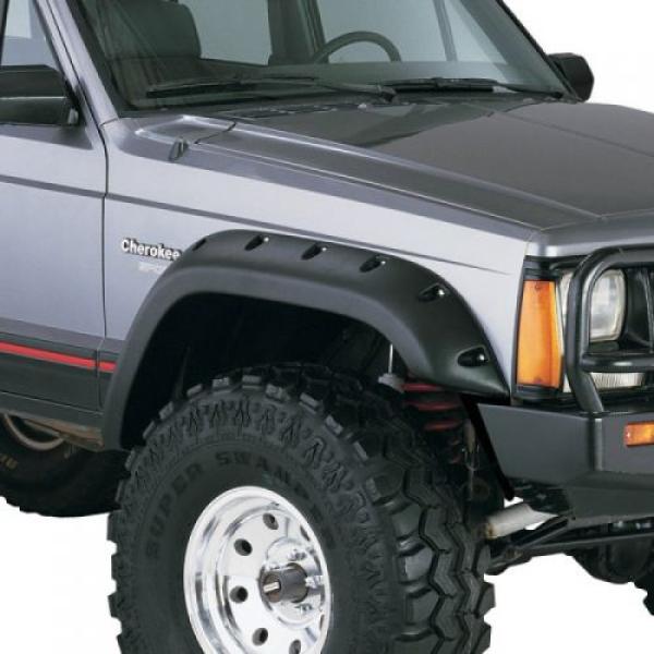 Fender Flare Cut-Out Style Kit Adds Up to 5" Tire Coverage; ​​1984-2001 Jeep Cherokee XJ w/ 4 Door Model