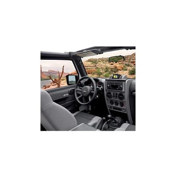 Interior Trim Kit Full Door with Manual Window Carbon Fiber 2007-2010 Jeep Wrangler JK & Unlimited