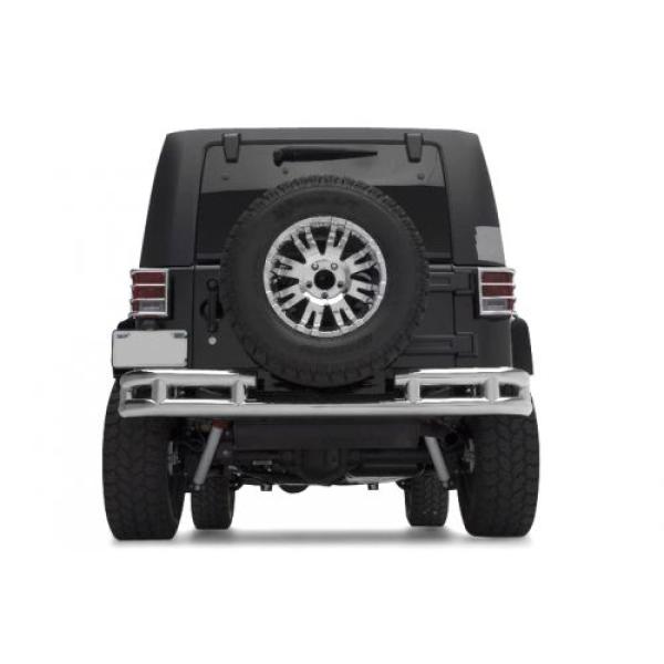Tubular Rear Bumper Without Hitch Stainless Steel 2007-2017 Jeep Wrangler JK & Unlimited