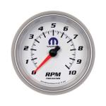 Tachometer Pedestal Mount with Shift Light Full Sweep Electronic 5" White Dial 1-10000 RPM Range