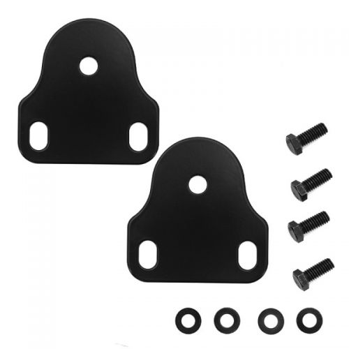 Windshield Bracket Kit Black 19761995 Jeep CJ Wrangler YJ Somar