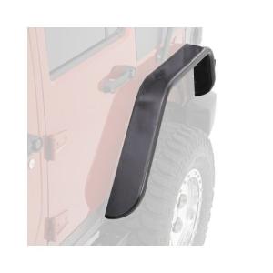 Rear Tube Flares Uncoated Steel Pair from Warrior 2007-2016 Jeep Wrangler Unlimited JK 4 Door