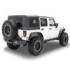 Replacement Soft Top with Tinted Side and Rear Windows - Black Diamond from SmittyBilt