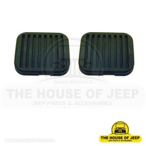 Clutch and Brake Pedal Pad Kit CJ5 CJ6 CJ7 SJ