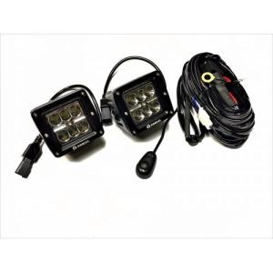 2-INCH SQUARE CREE LED LIGHTS - WITH HARNESS - Amco