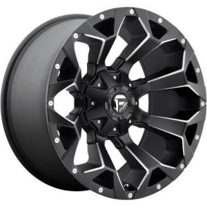 Assault Matte Black Milled 15X8 5X5.5 108 NBD -16 | Wheels Rims ​For Suzuki Samurai 84-95