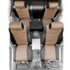 Front & Rear Set Neoprene Seat Covers Tan/Black 2007 Jeep Wrangler Unlimited JK