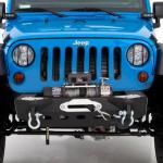 XRC M.O.D. Front Center Section Bumper Full Width End Plates and Low Profile Bull Bar 2007-2017 Jeep Wrangler JK & Unlimited