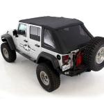 Bowless Combo Soft Top with Tinted Windows - Black Diamond from SmittyBilt