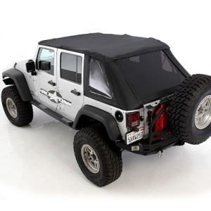 Bowless Combo Soft Top with Tinted Windows – Black Diamond from SmittyBilt