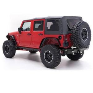 Replacement Soft Top with Tinted Side and Rear Windows - Black Diamond from SmittyBilt