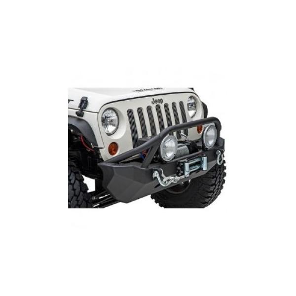 XRC Front Bumper w/ Winch Plate & Pro Comp Driving Lights 2007-2017 Jeep Wrangler JK & Unlimited