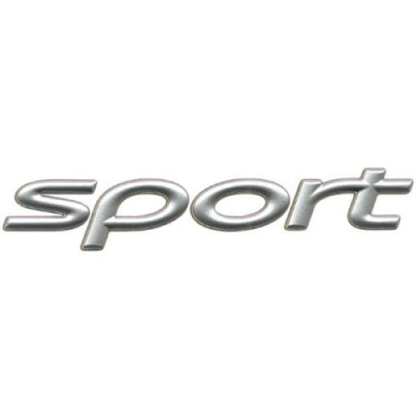 Sport Nameplate Silver 2002-2004 Jeep Grand Cherokee WJ Liberty KJ