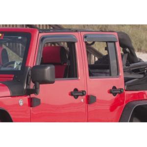 Window Rain Deflector for Jeep Wrangler 4dr Unlimited (2007-2016)