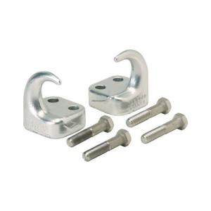 Pair of Tow Hook Chrome Front