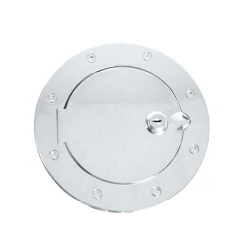 VEHITO Locking Fuel Filler Gas Cap Door Cover For Jeep Wrangler JK 2/4 Door 2007-2017
