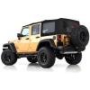 Premium OEM Replacement Canvas Soft Top with Tinted Windows - Black Diamond from SmittyBilt for