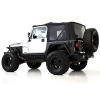 Premium Replacement Canvas Soft Top w/ Tinted Windows Black Diamond 1997-2006 Jeep Wrangler TJ