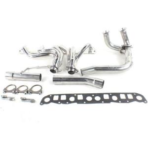 PaceSetter Header with Dual Outlet Armor Coated  1991-1999 Wrangler YJ / TJ 4.0L