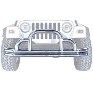Defender Front Bumper Stainless Steel For 55-06 Jeep CJ/Wrangler YJ/TJ