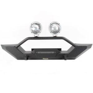 XRC Front Bumper with Winch Plate and 3/4″ D-Ring Mounts Textured Black w/ ProComp Light 1997-2006 Jeep Wrangler TJ &amp Wrangler Unlimited TJ