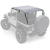 Extended Top  Gray 1992-1995 Jeep Wrangler YJ