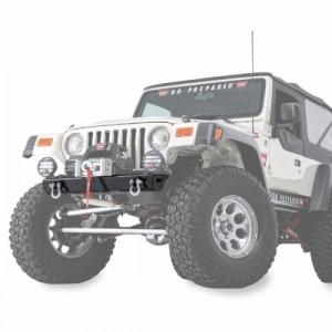 Rock Crawler Stubby Front Bumper  Warn 1997-2006 Jeep Wrangler TJ &amp Wrangler Unlimited