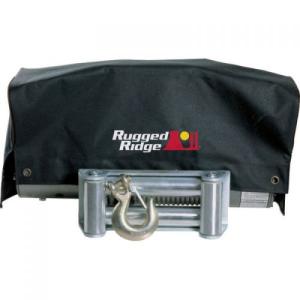 Winch Cover in Black for Rugged Ridge 8,500Lbs. & 10,500Lbs. Winch