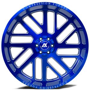 AX2.7 candy blue milled accents – Compression OFF-ROAD