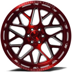 AX5.2 candy red milled accents – Compression OFF-ROAD