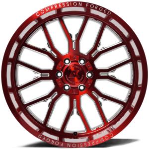 AX6.2 candy red milled accents – Compression OFF-ROAD