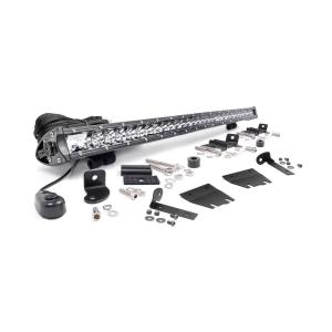 30in LED Light Bar with Hood Mount Kit Chrome Series for Jeep JL and JT 18-UP