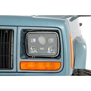 5x7in LED Projector Headlights for 87-95 Jeep Wrangler YJ & Cherokee XJ