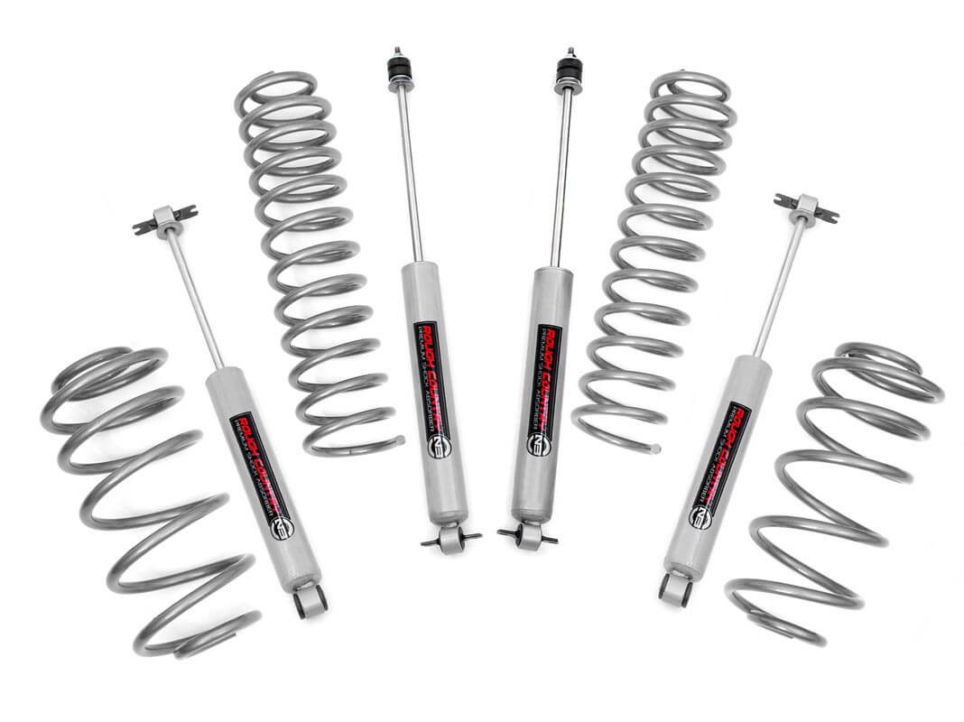 2.5IN JEEP SUSPENSION LIFT KIT WITH N3 SHOCKS Somar 4X4 The House of Jeep