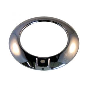 CHROME PARKING LIGHT BEZEL (ONE MOUNTING HOLE STYLE)
FITS 50-51 TRUCK, STATION WAGON, JEEPSTER