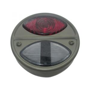 TAIL & STOP LIGHT ASSEMBLY FOR DRIVER SIDE (6 VOLT)
FITS 41-45 MB, GPW ("CATS EYE" STYLE)