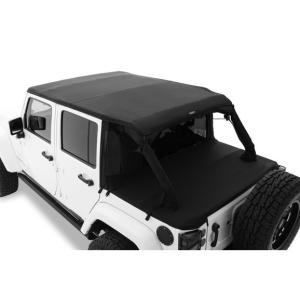 Trail Armor Twill Flat Back Soft Top for 07-18 Jeep Wrangler JK 2 Door