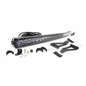 LED Light | Windshield Mnt | 50″ Chrome Single Row | Jeep Cherokee XJ (84-01)
