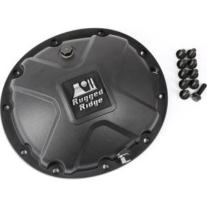 Boulder Aluminum Differential Cover in Black for Jeep TJ 97-06, YJ 8795, JK 07-18, Dana 35 Axle Assemblies