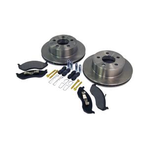 Front Disc Brake Service Kit for 99-06 Jeep Wrangler Tj & Unlimited and 99-01 Cherokee XJ