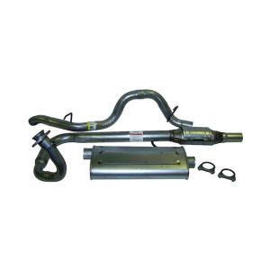 Complete Exhaust Kit for 97-00 Wrangler TJ with 2.5L 4 Cylinder Engine